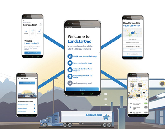 Landstar Mobile App Image